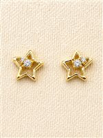 Orecchini Donna in Oro giallo Zircone Vidali Gioielli OROR-18-34
